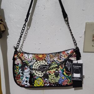 Ed Hardy Multicolor Crossbody Bag